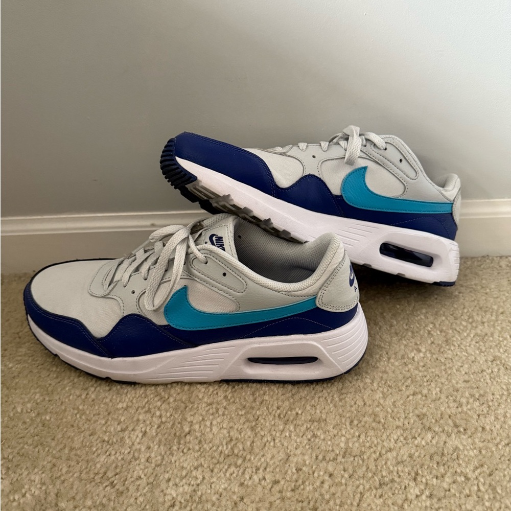 blue nike air max